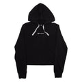 CHAMPION Cropped Womens Black Hoodie L