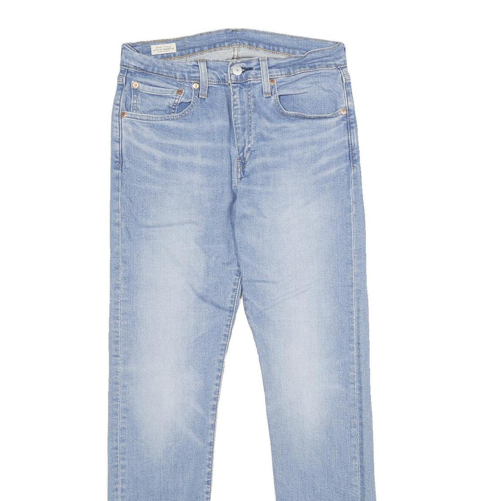 LEVI'S 512 BIG E Mens Slim Jeans Blue Denim Light W31 L34 Classic Fit Zip