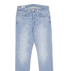 LEVI'S 512 BIG E Mens Slim Jeans Blue Denim Light W31 L34 Classic Fit Zip