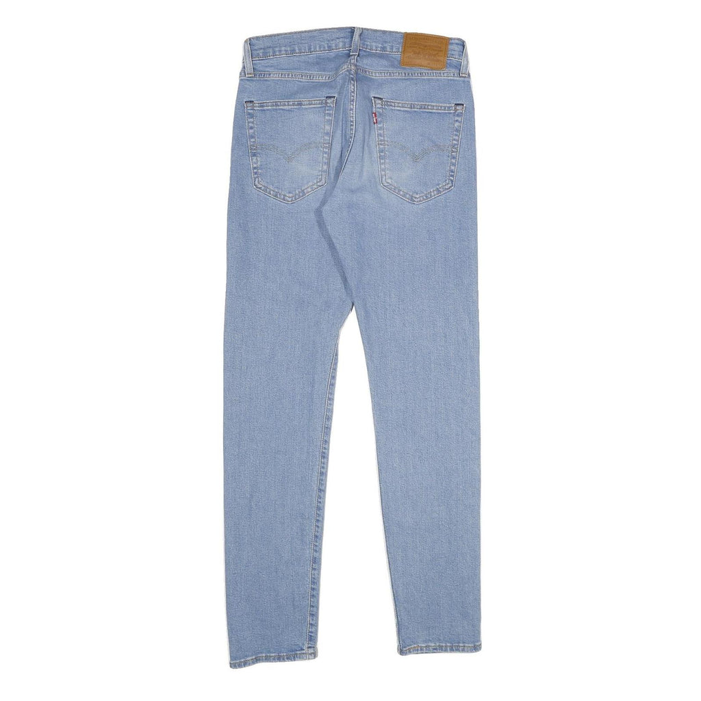 LEVI'S 512 BIG E Mens Slim Jeans Blue Denim Light W31 L34 Classic Fit Zip