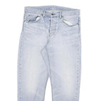 CARHARTT Mens Jeans Light Blue Relaxed Straight Denim Medium W33 L29 Classic