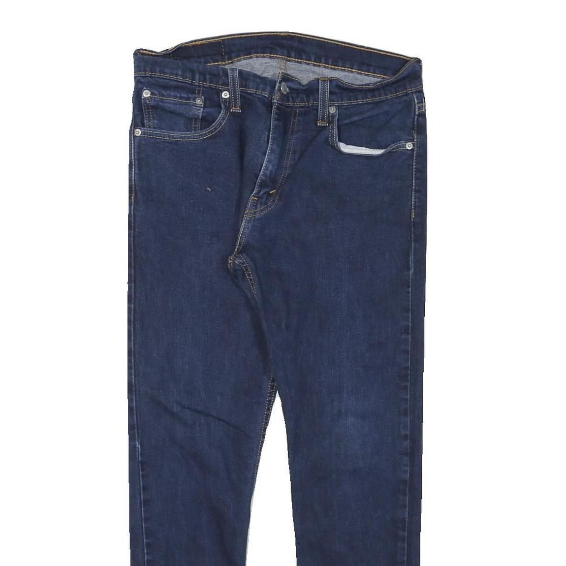 LEVI'S Mens Slim Blue Denim Jeans Cotton Blend Zip W30 L27 Classic Skinny Fit