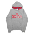 OLD VARSITY BRAND Mens Grey & Red Ohio State Pullover Hoodie XS Cotton Blend