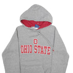 OLD VARSITY BRAND Mens Grey & Red Ohio State Pullover Hoodie XS Cotton Blend