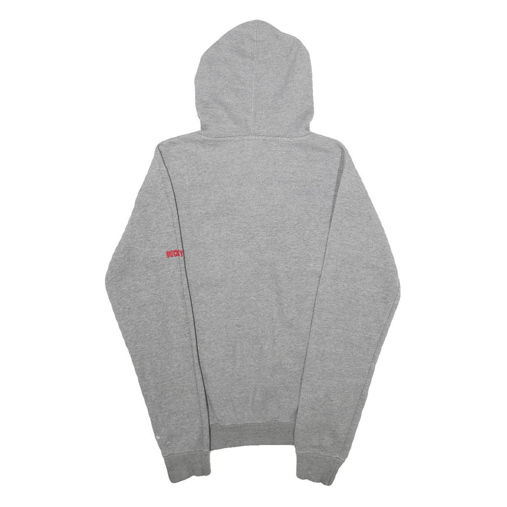 OLD VARSITY BRAND Mens Grey & Red Ohio State Pullover Hoodie XS Cotton Blend