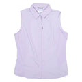 Womens Shirt Top Purple Sleeveless XS