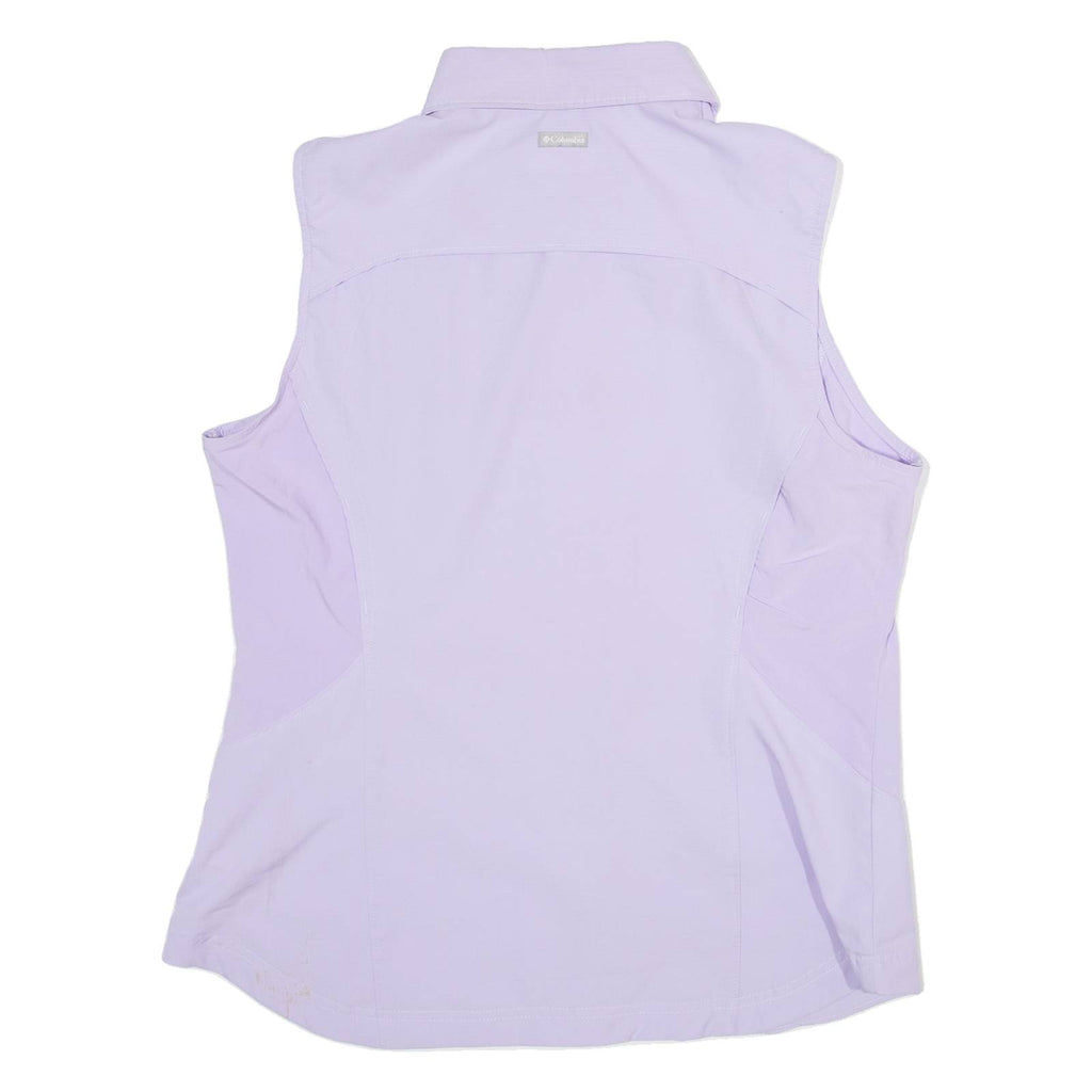 Womens Shirt Top Purple Sleeveless XS