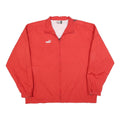 PUMA Mens Red Jacket XL Polyester Blend Zip Plain Sportswear Windbreaker