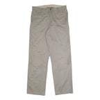 WOOLRICH Mens Cotton Blend Beige Regular Straight Trousers W32 L31 Casual
