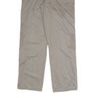 WOOLRICH Mens Cotton Blend Beige Regular Straight Trousers W32 L31 Casual