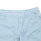 LEVI'S Womens Shorts Blue Casual Plain L W34 Cotton Blend Summer