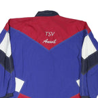 MARKA LINE Mens Blue Red Green Colourblock Jacket L Polyester Blend Zip