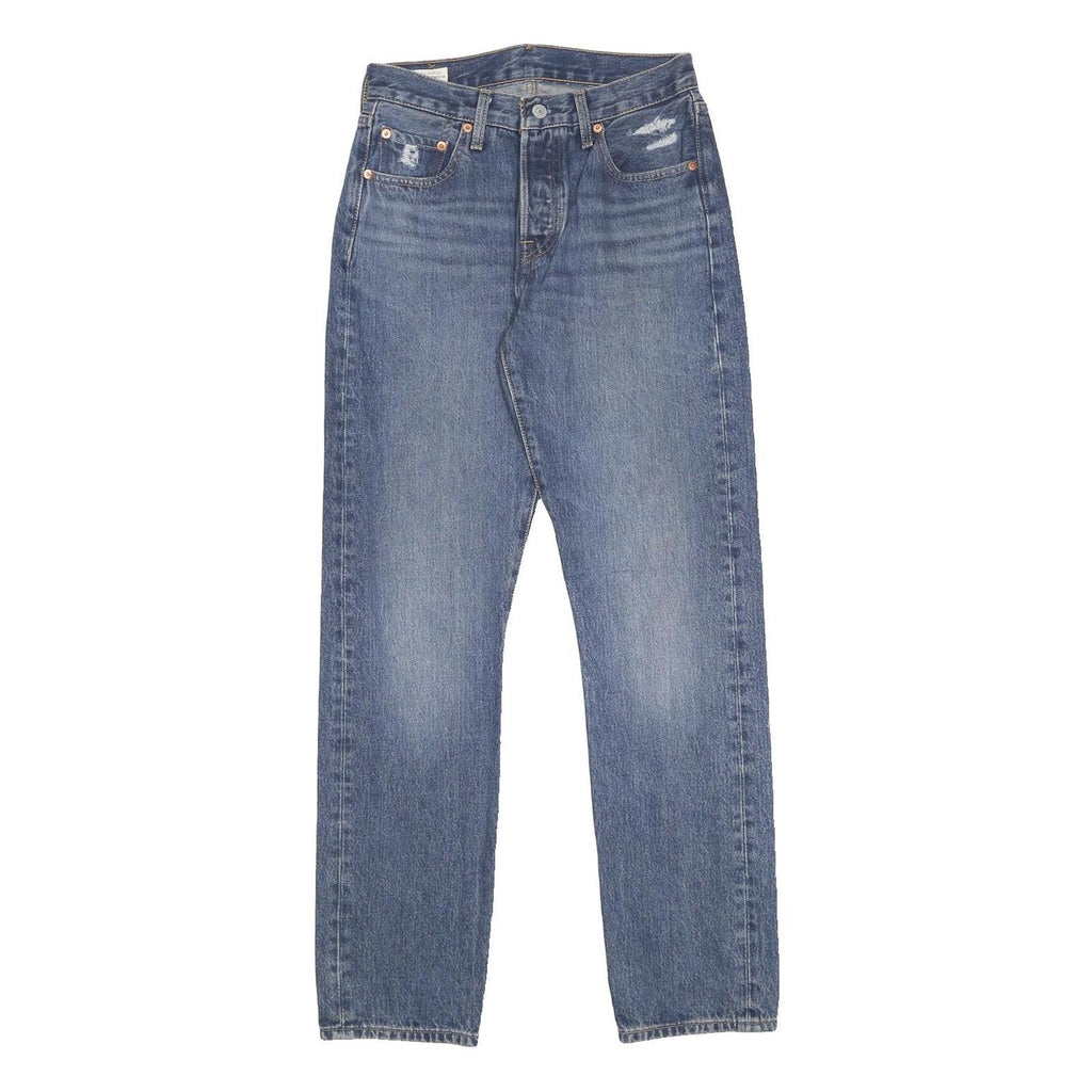 LEVI'S 501 BIG E Womens Jeans Blue Regular Straight Denim Medium W26 L30 Classic