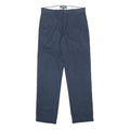 POLO RALPH LAUREN Mens Cotton Navy Regular Fit Straight Leg Trousers W32 L32