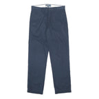 POLO RALPH LAUREN Mens Cotton Navy Regular Fit Straight Leg Trousers W32 L32