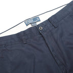 POLO RALPH LAUREN Mens Cotton Navy Regular Fit Straight Leg Trousers W32 L32