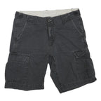 CARHARTT Mens Shorts Black Cargo M W30 Durable Cotton Blend Workwear