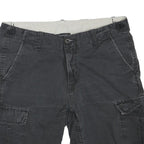 CARHARTT Mens Shorts Black Cargo M W30 Durable Cotton Blend Workwear