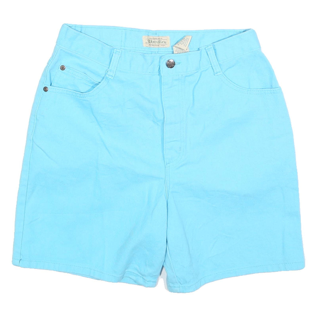 ST JOHNS BAY Womens Shorts Blue Casual M W30 Cotton Summer Wear