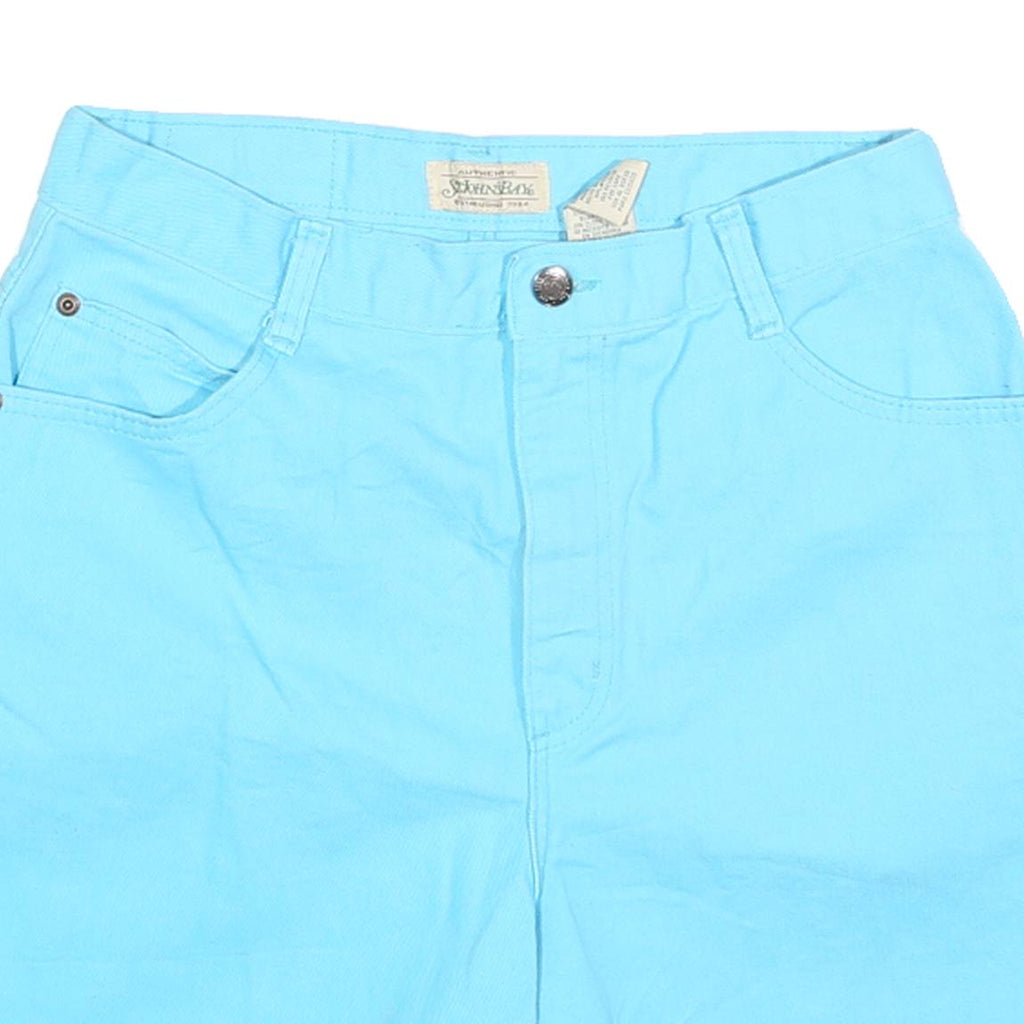 ST JOHNS BAY Womens Shorts Blue Casual M W30 Cotton Summer Wear