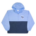 CHAMPION The Citadel Bulldogs Mens Anorak Jacket Blue USA Hooded XL