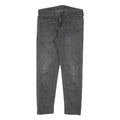 LEVI'S 502 HI-BALL Mens Slim Jeans Grey Denim W33 L30 Cotton Blend Zip