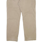 CARHARTT Mens Cotton Blend Beige Regular Fit Straight Leg Trousers W44 L30