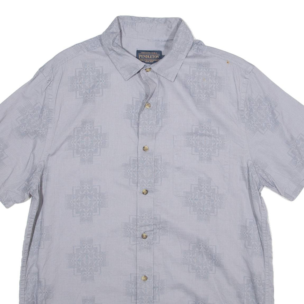 PENDLETON Mens Shirt Grey 80s M