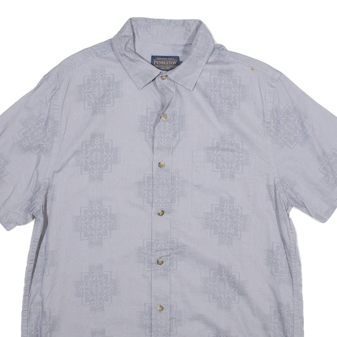 PENDLETON Mens Shirt Grey 80s M