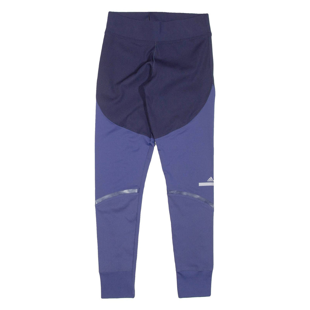 ADIDAS Womens Leggings Blue Skinny XS W22 L28