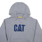 CAT Mens Grey Hoodie M