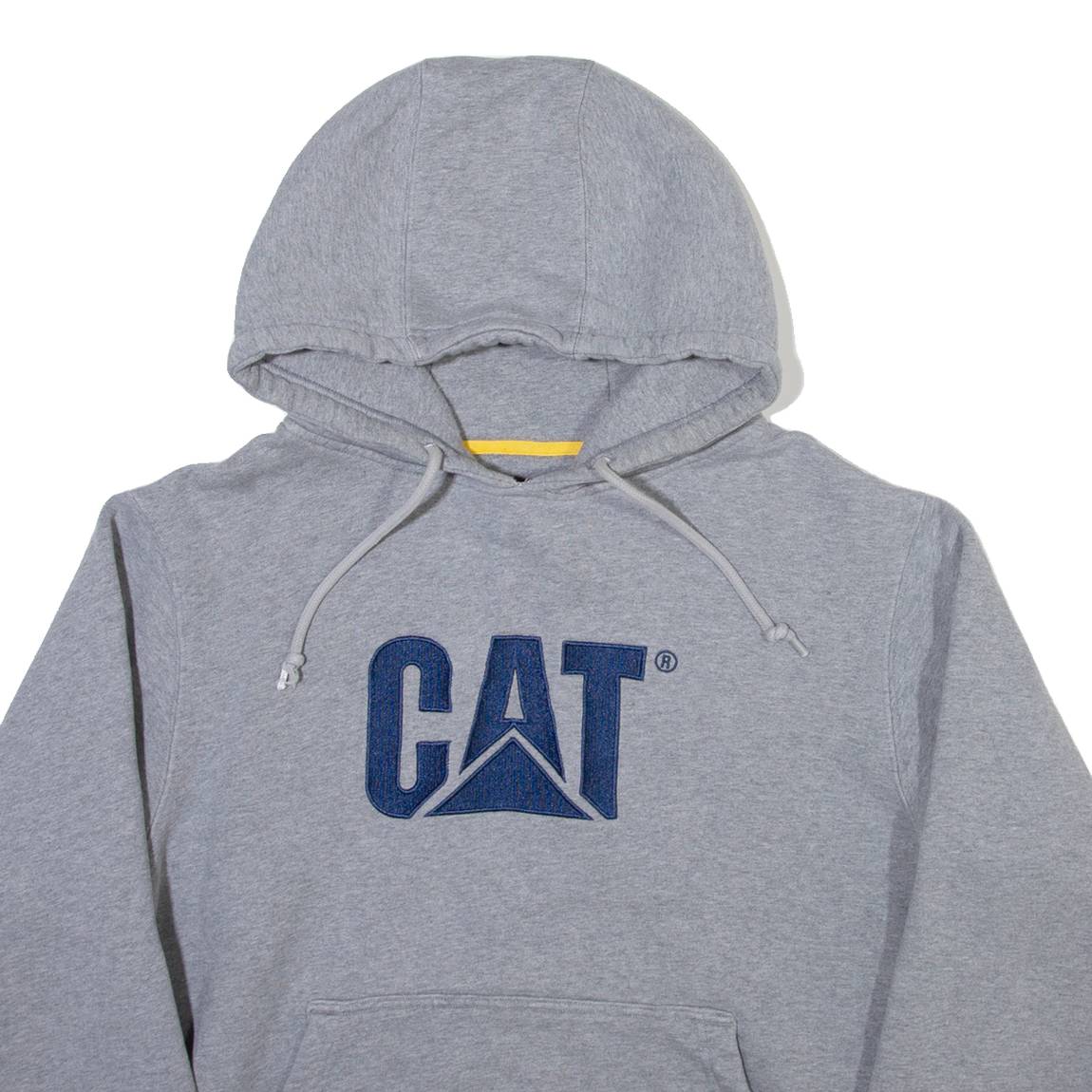 CAT Mens Grey Hoodie M