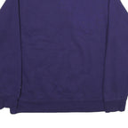 CHAMPION Mens Purple Carroll 1/4 Zip Sweatshirt L Cotton Blend Pullover