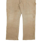 DICKIES Mens Regular Fit Jeans Beige Cotton Blend W40 L30 Workwear Utility