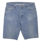 WRANGLER Womens Denim Blue Casual Shorts XL W40 Classic Fit 5-Pocket Design