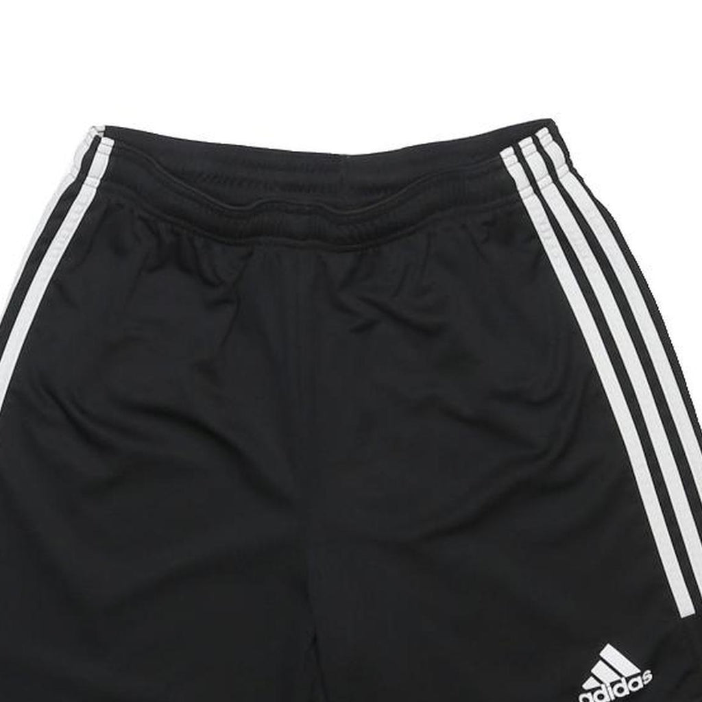ADIDAS Mens Black Sports Casual Shorts M W25 Athletic Gym Wear