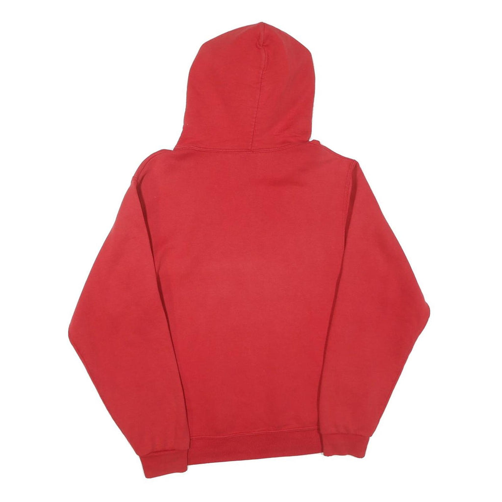 Mens Red Saratoga Falcons Hoodie Pullover S Cotton Casual Sportswear