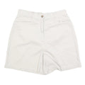 KIM RODGERS Womens White Casual Cotton Blend Shorts S W28 Comfortable Summer