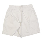 KIM RODGERS Womens White Casual Cotton Blend Shorts S W28 Comfortable Summer