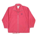ADIDAS Mens Red L Cotton Blend Jacket Zip Classic Sportswear Track M L