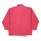 ADIDAS Mens Red L Cotton Blend Jacket Zip Classic Sportswear Track M L