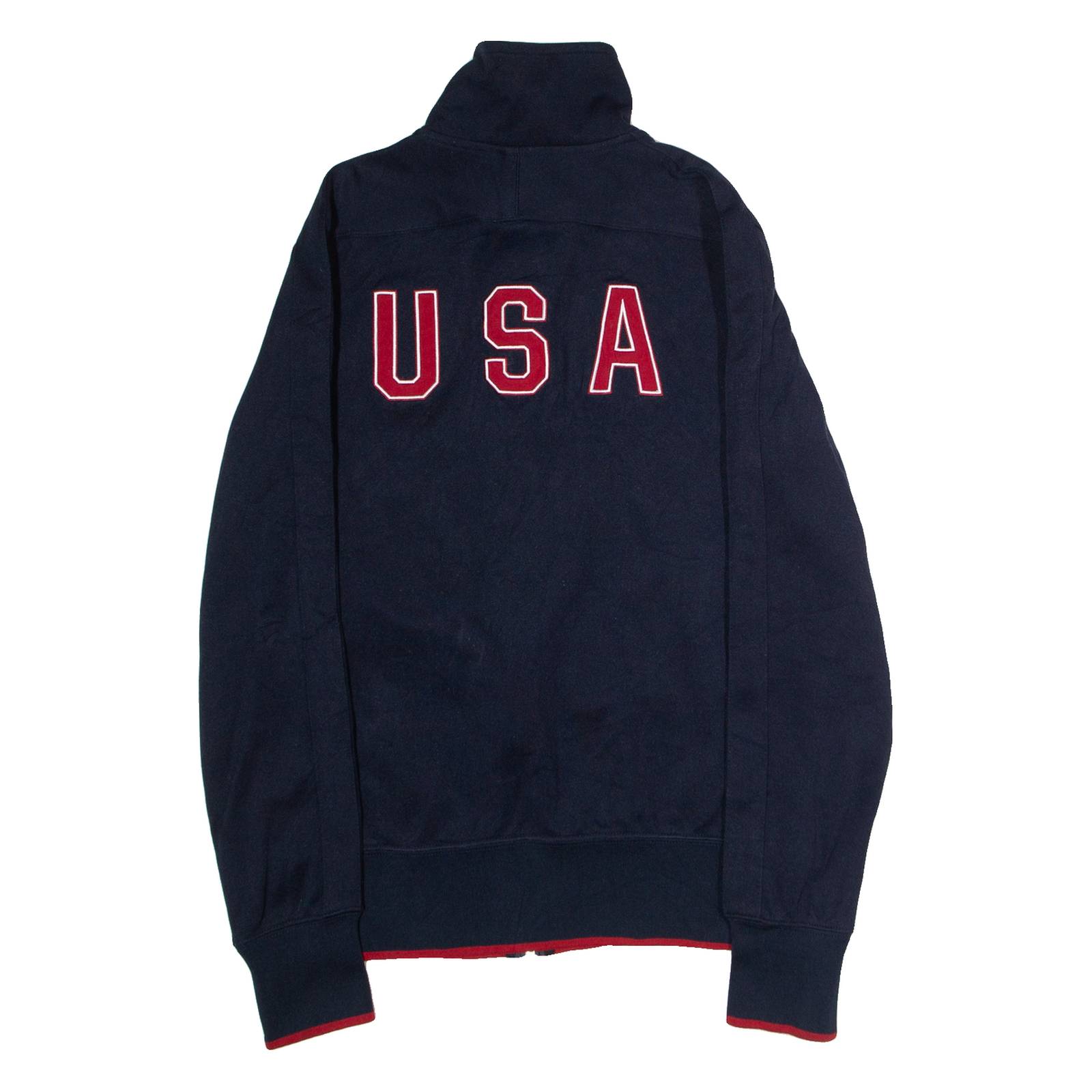 NIKE USA Olympic Team Womens Track Jacket Blue USA L