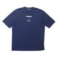 KAPPA Mens Blue Graphic T-Shirt M Short Sleeve Crew Neck Polyester Casual