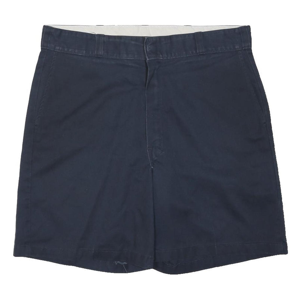 DICKIES Mens Shorts Navy Casual L W37 Cotton Blend Workwear