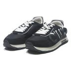 C'N'C Womens Lace-Up Trainers Black & White Synthetic UK 8 Lightweight Casual