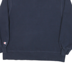 CHAMPION Mens Navy Blue Football Print Crew Neck XL Sweatshirt Cotton Blend