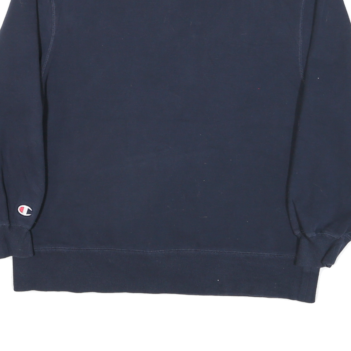 CHAMPION Mens Navy Blue Football Print Crew Neck XL Sweatshirt Cotton Blend