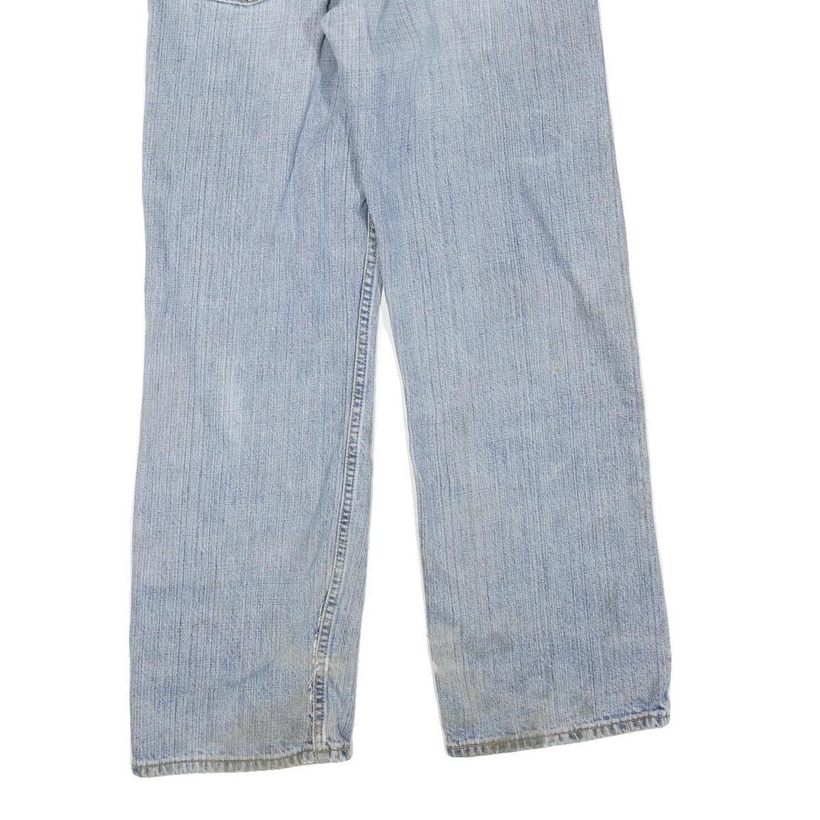 LEVI'S Womens 529 Regular Straight Denim Light Blue W31 L30 Classic Fit Zip Fly