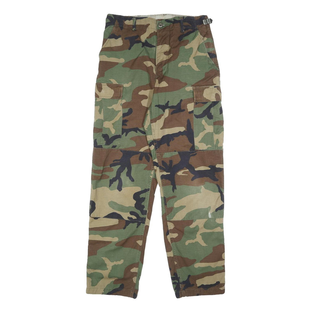GOLDEN MFG. CO. Mens Cotton Blend Camouflage Regular Straight Trousers W28 L31