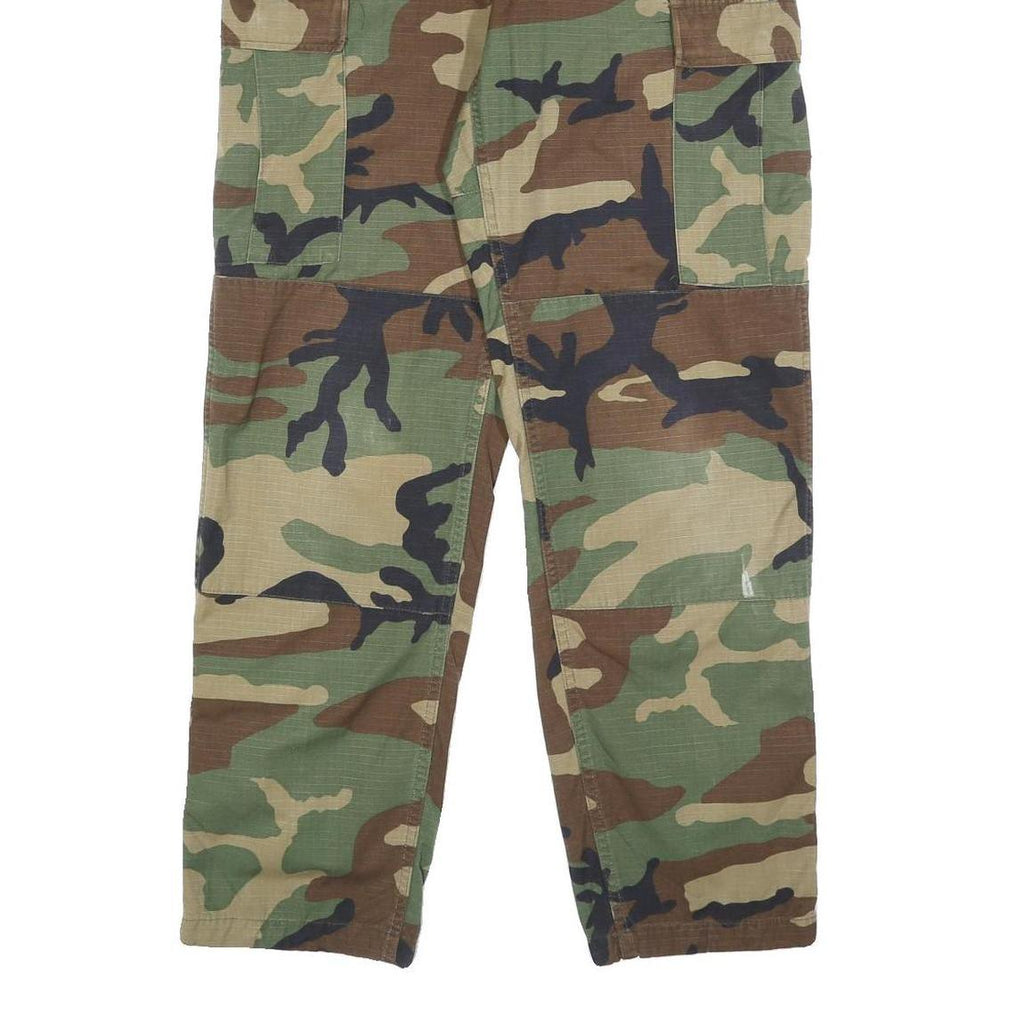 GOLDEN MFG. CO. Mens Cotton Blend Camouflage Regular Straight Trousers W28 L31